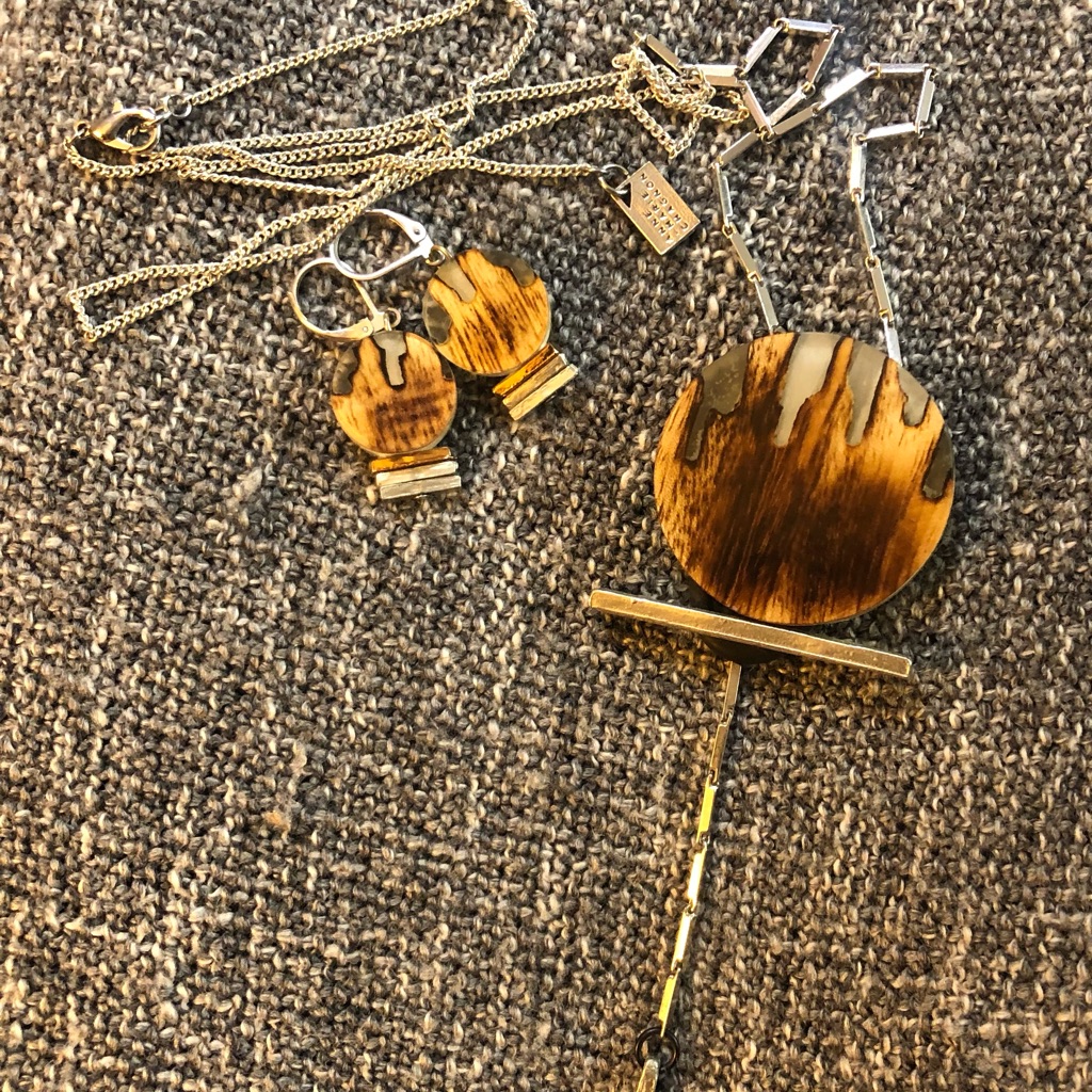 Anne Marie Chagnon Necklace & Earrings.